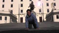 Joget Gangnam di Bratislava Castle :)