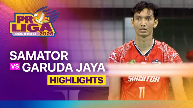 Bronze Final Putra: Surabaya Samator vs Jakarta Garuda Jaya - Game 1 - Highlight | Proliga 2026