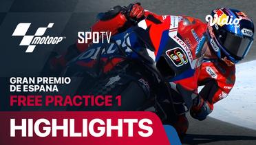 MotoGP 2024 Round 4 - Gran Premio de Espana: Free Practice 1 - Highlights | MotoGP 2024