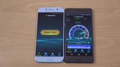 Samsung Galaxy A5 2017 vs Sony Xperia X Android 7.0 Nougat - Speed Test!