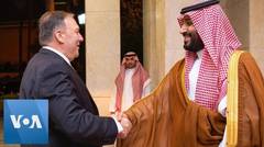 Pompeo Meets With Saudi Crown Prince Mohammed bin Salman