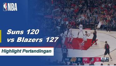 NBA I Cuplikan Pertandingan : Suns 120 vs  Blazers 127