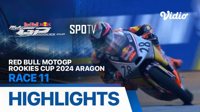 Redbull MotoGP Rookies Cup 2024 Aragon - Race 11  - Highlights | Redbull MotoGP Rookies Cup 2024
