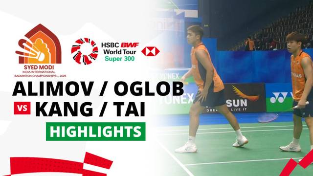 Rodion Alimov/Maksim Ogloblin (AIN) vs Kang Khai Xing/Aaron Tai (MAS) - Men's Doubles Semifinal - Highlight | SYED MODI India International 2025