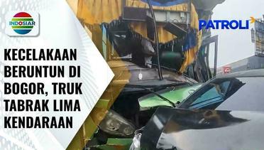 Tak Kuat Menanjak, Truk Pasir di Bogor Tabrak Lima Kendaraan di Belakangnya | Patroli