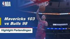 NBA I Cuplikan Pertandingan : Mavericks 103 vs Bulls 98