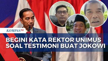 Benarkah Ada Permintaan Video Testimoni Kinerja Jokowi? Ini Jawaban Lengkap Rektor Unimus