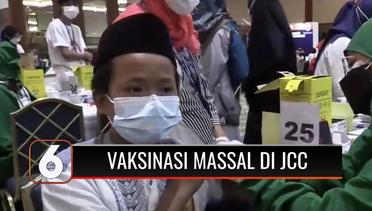 Vaksinasi Massal di JCC Targetkan Lansia, Santri, Transpuan dan Penyandang Disabilitas | Liputan 6