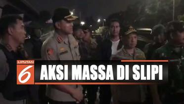 Kapolri dan Panglima TNI Pantau Situasi Aksi Massa di Slipi - Liputan 6 Pagi