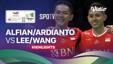 Fajar Alfian/Muhammad Rian Ardianto (INA) vs Lee Yang/Wang Chi-Lin (TPE) - Highlights | Thomas Cup Chengdu 2024 - Men's Doubles