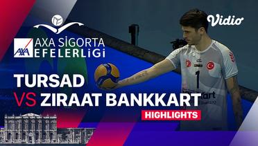 Tursad vs Zi̇raat Bankkart - Highlights | Men's Turkish Volleyball League 2023/24