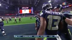 Seahawks tie it up just before halftime in Super Bowl XLIX!