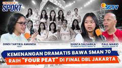Cerita di Balik Final DBL Jakarta: Kemenangan Dramatis Bawa SMAN 70 Raih Four Peat | Liputan 6 Sport