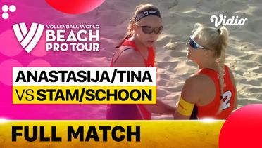 Full Match | Anastasija/Tina (LAT) vs Stam/Schoon (NED) | Beach Pro Tour Elite 16 Doha, Qatar 2023