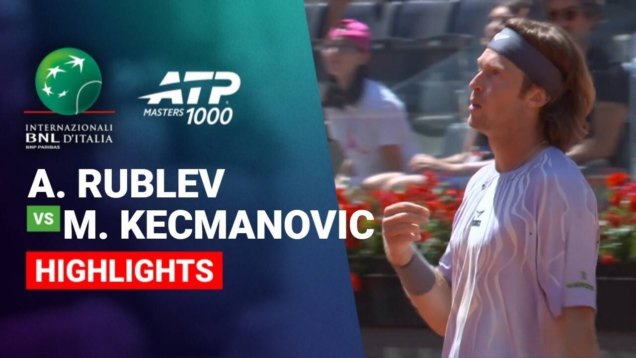 Andrey Rublev vs Miomir Kecmanovic - Round 2 (Supertennis Arena) | ATP 1000: Internazionali BNL d'Italia 2026