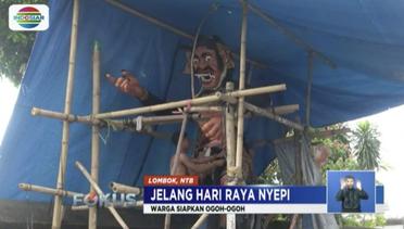 Jelang Perayaan Nyepi, Warga Mataram Persiapkan Ogoh-ogoh - Fokus