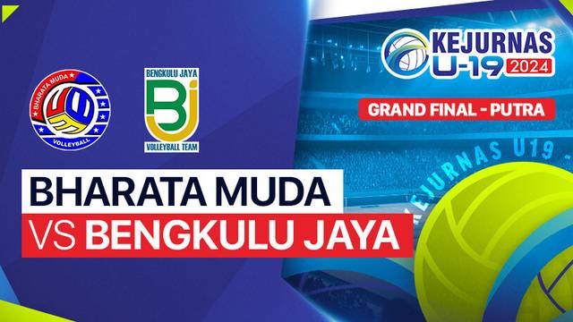 Putra: Bharata Muda vs Bengkulu Jaya - Grand Final - Full Match | Kejurnas Bola Voli Antarklub U-19 2024