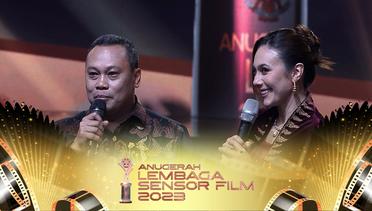 Cakepp!! Lewat Pantun Bpk Rommy Fibri Hardiyanto Ajak 'Majukan Industri Perfilman Dan Penyiaran'!! | Anugerah Lembaga Sensor Film 2023