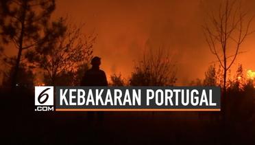 Kebakaran Besar di Portugal, 1800 Pemadam Dikerahkan