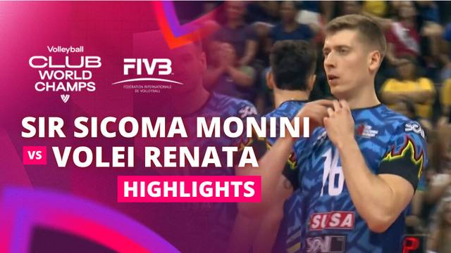 Semifinal: Sir Sicoma Monini Perugia vs Volei Renata - Highlight | FIVB Men's Volleyball Club World Championship 2025