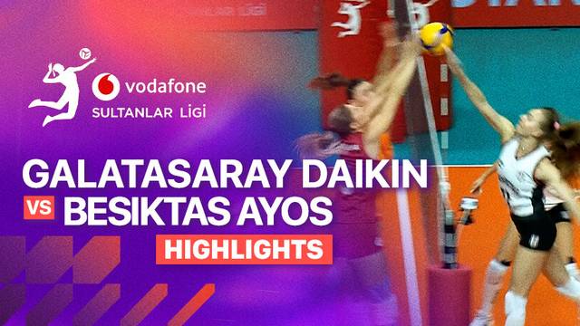 Galatasaray Daikin vs Besiktas Ayos - Highlight | Turkish Women's Volleyball League 2025/26