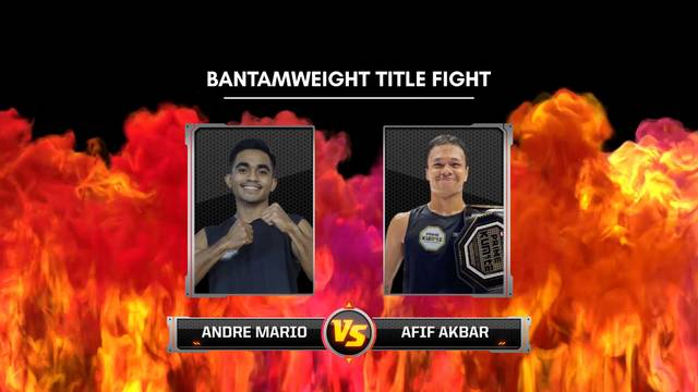 Prime Kumite Championship (PKC 2) || Bantamweight - Title Fight || Andre Mario vs Afif Akbar