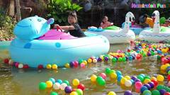 Wisata Seru Bermain Odong Odong Air Bentuk Hewan & Main Water Ball