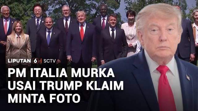 Giorgia Meloni Kecam Klaim Trump soal Permintaan Foto di KTT G7 | Liputan 6