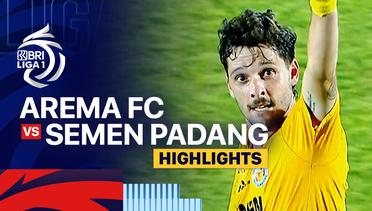 Arema FC vs Semen Padang - Highlights | BRI Liga 1 2024/25