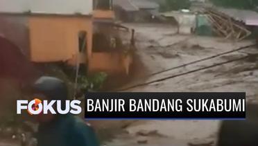 Banjir Bandang Dahsyat di Sukabumi, Sejumlah Mobil Hanyut Bahkan Beberapa Orang Hilang