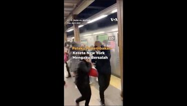 Pelaku Penembakan Kereta Subway New York Mengaku Bersalah