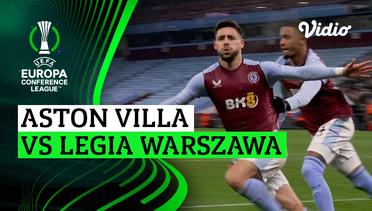 Aston Villa vs Legia Warszawa - Mini Match | UEFA Europa Conference League 2023/24