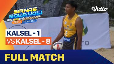 Full Match | Putra: Kalsel-1 vs Kalsel-8 | Sirkuit Voli Pantai Nasional Seri III 2022