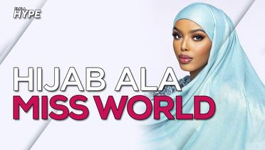 Intip Gaya Hijab Miss World Khadija Omar