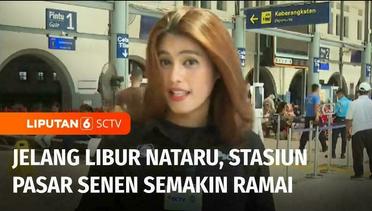 Live Report: Pantauan Lonjakan Arus Mudik Nataru di Stasiun Pasar Senen Jakarta | Liputan 6