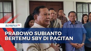 Prabowo Temui SBY di Pacitan Pasca Hasil Hitung Cepat Pilpres 2024