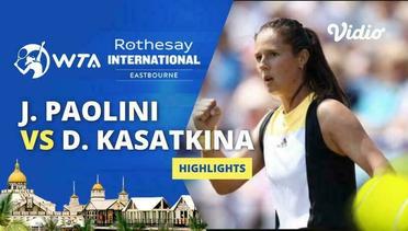 Semifinal: Jasmin Paolini vs Daria Kasatkina - Highlights | WTA Rothesay International 2024
