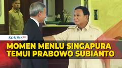 Momen Menlu Singapura Vivian Temui Prabowo di Kantor Kemenhan