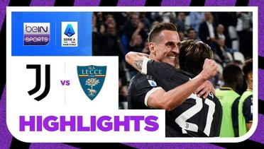 Juventus vs Lecce - Highlights | Serie A 2023/2024