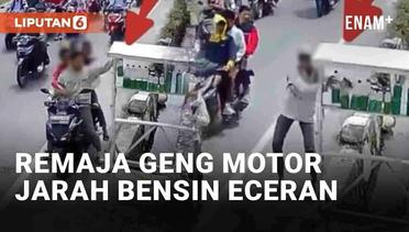 Miris, Remaja Geng Motor Jarah Bensin Eceran di Deli Serdang