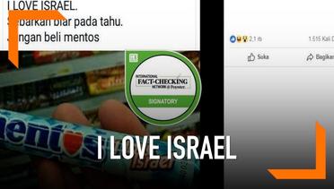 'I Love Israel' di Bungkus Permen Mentos, Benarkah?