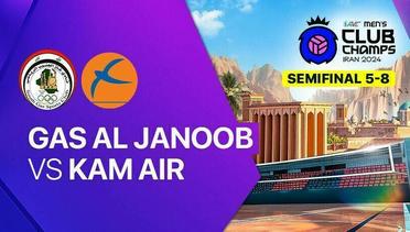 Semifinal Peringkat 5-8: Gas Al Janoob vs Kam Air - 2024 Asian Men's Club Volleyball Championship