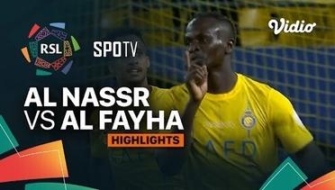 Al Nassr vs Al Fayha - Highlights | ROSHN Saudi League 2023/24