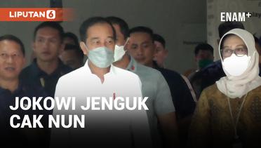 Jokowi Jenguk Cak Nun Bersama Pratikno