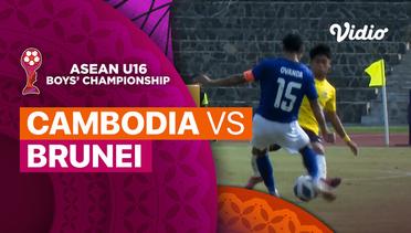 Cambodia vs Brunei Darussalam - Mini Match | ASEAN U16 Boys Championships 2024