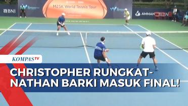 Kalahkan Jepang, Atlet Tenis Indonesia Christopher Rungkat-Nathan Barki Masuk Final ITF M25 Jakarta!