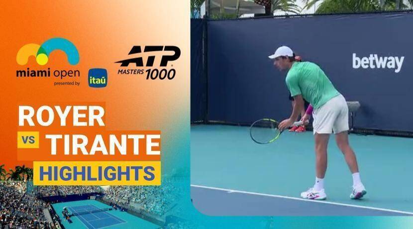 Valentin Royer vs Thiago Agustin Tirante - Round 2 (Court 5) | ATP 1000: Miami Open presented by Itau 2026