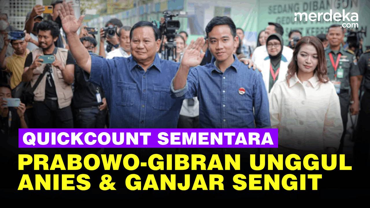 Quick Count SMRC Suara 43,25%: Prabowo Unggul Disusul Anies, Ganjar ...