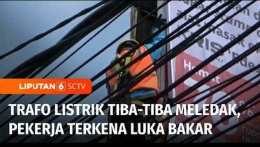 Sebuah Trafo Listrik di Semarang Meledak, Pekerja Terluka Tersengat Listrik | Liputan 6