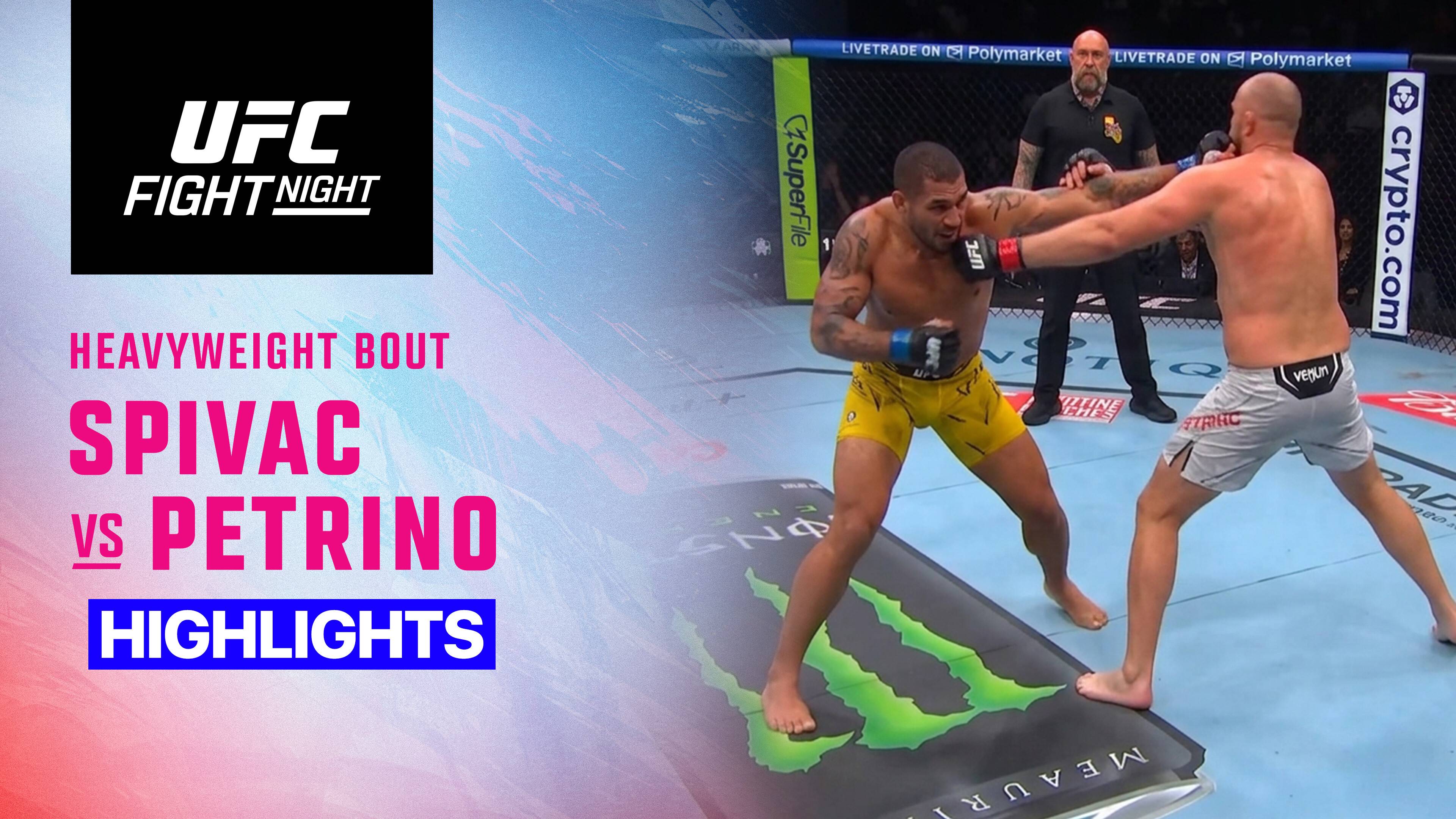 Serghei Spivac vs Vitor Petrino - Heavyweight | UFC Fight Night